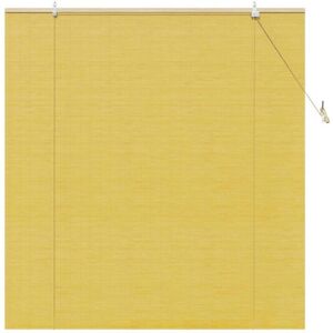 vidaXL Window blinds and shades Yellow 140 x 160 cm Bamboo - Window blinds and shades vidaXL Window blinds and shades Yellow 140 x 160 cm Bamboo - Window blinds and shades