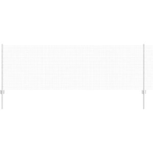 Vidaxl Stahl Drahtzaun Grau - Zaun Vidaxl Stahl Drahtzaun Grau - Zaun