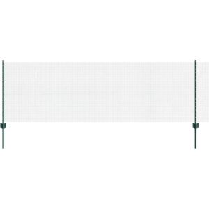 Vallée de fil métallique soudé Vidaxl avec 5 poteaux en U - Clôture - Publicité Vallée de fil métallique soudé Vidaxl avec 5 poteaux en U - Clôture - Publicité