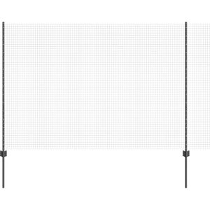 vidaXL Bøydet trådgjerde - 10 x 1,6 m - Stål - Grå - Hagegjerde vidaXL Bøydet trådgjerde - 10 x 1,6 m - Stål - Grå - Hagegjerde
