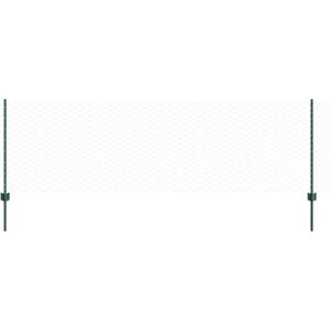 vidaXL Fence Post 5 Pieces U-Channel Green 80 cm Steel - Fence Post vidaXL Fence Post 5 Pieces U-Channel Green 80 cm Steel - Fence Post