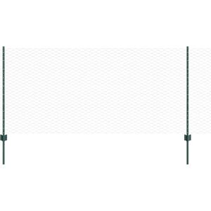vidaXL Fence Post 5 Pieces U-Profile Green 100 cm Steel - Fence Post vidaXL Fence Post 5 Pieces U-Profile Green 100 cm Steel - Fence Post