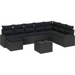 Beige Udendørs 9-delt Rattan Sofa Sæt - Have Møbler Beige Udendørs 9-delt Rattan Sofa Sæt - Have Møbler