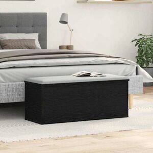 Vidaxl Coffre de Rangement en Chêne Noir - Coffre de Rangement - Publicité Vidaxl Coffre de Rangement en Chêne Noir - Coffre de Rangement - Publicité