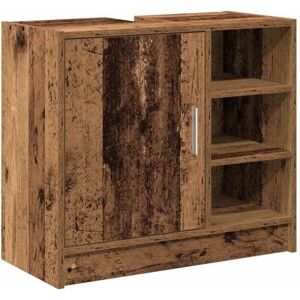 vidaXL Washbasin Cabinet Reclaimed Wood 63x29x55 cm - Bathroom Furniture vidaXL Washbasin Cabinet Reclaimed Wood 63x29x55 cm - Bathroom Furniture