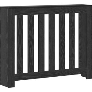 vidaXL Radiator Cover Black Oak - Rectangular Indoor Decor vidaXL Radiator Cover Black Oak - Rectangular Indoor Decor