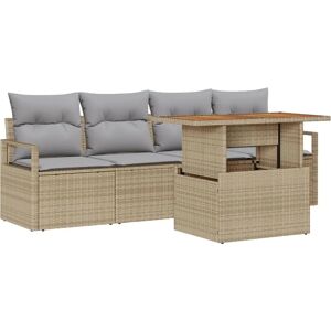 Beige Garden Sofa Set - Modular Outdoor Seating - Garden Sofa Set Beige Garden Sofa Set - Modular Outdoor Seating - Garden Sofa Set