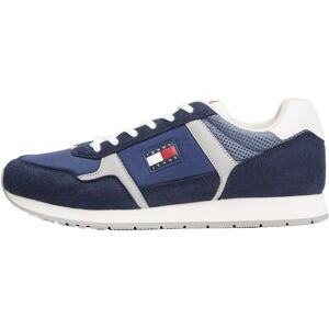 Tommy Jeans EM0EM01590 Trainers - Casual, Navy, Mixed Textures Tommy Jeans EM0EM01590 Trainers - Casual, Navy, Mixed Textures