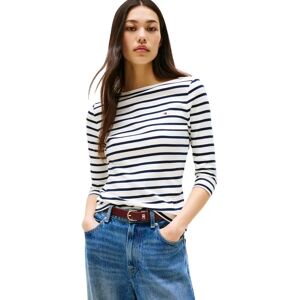 Tommy Hilfiger Night Navy Slim Fit Boat Neck T-Shirt Tommy Hilfiger Night Navy Slim Fit Boat Neck T-Shirt