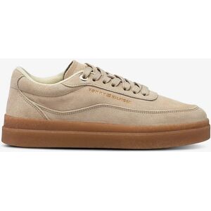 Tommy Hilfiger Beige Suede Modern Court Sneakers - Sneakers Tommy Hilfiger Beige Suede Modern Court Sneakers - Sneakers