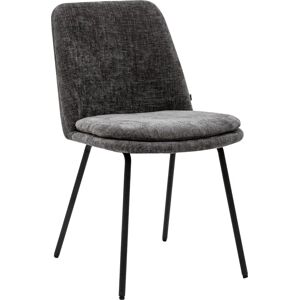 Kick Collection - Jet - Donkergrijs - Tekstuurweefsel - Chair Kick Collection - Jet - Donkergrijs - Tekstuurweefsel - Chair