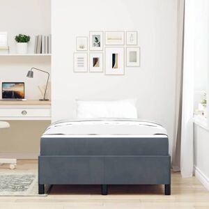 VidaXL Bettgestell Grau Stoff 120x190 cm - Bettgestell VidaXL Bettgestell Grau Stoff 120x190 cm - Bettgestell