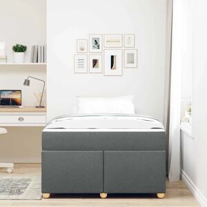 Vidaxl Graues Modernes Bett mit Schaumstoffmatratze - Bett Vidaxl Graues Modernes Bett mit Schaumstoffmatratze - Bett