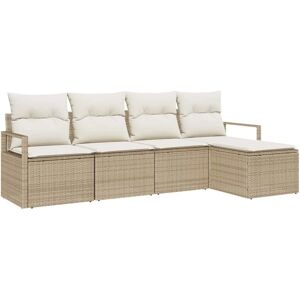 Vidaxl Garden Sofa Set - Modular Outdoor Furniture with Cushions Vidaxl Garden Sofa Set - Modular Outdoor Furniture with Cushions