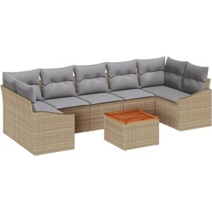 Vidaxl Garden Sofa Set with Cushions - 8-Piece Vidaxl Garden Sofa Set with Cushions - 8-Piece