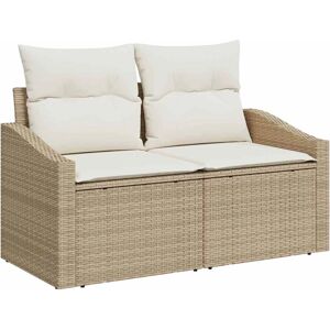 Vidaxl Garden Sofa Set 10-Piece Beige Rattan Modern Outdoor Furniture Vidaxl Garden Sofa Set 10-Piece Beige Rattan Modern Outdoor Furniture