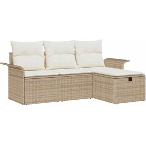Vidaxl Hagen Sofa-Sett - Moduler Beige Utemøbler Vidaxl Hagen Sofa-Sett - Moduler Beige Utemøbler