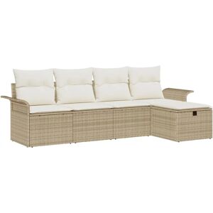 Vidaxl Garden Sofa Set - 5-Piece with Cushions Vidaxl Garden Sofa Set - 5-Piece with Cushions