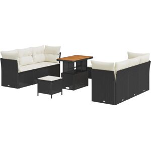 Vidaxl 9-piece Garden Sofa Set - Outdoor Weather-Resistant Lounge Furniture Vidaxl 9-piece Garden Sofa Set - Outdoor Weather-Resistant Lounge Furniture