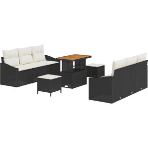 VidaXL Have 9-Deles Sofa-Set med Puder - Udestuemøbler VidaXL Have 9-Deles Sofa-Set med Puder - Udestuemøbler