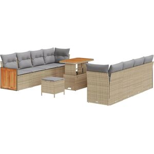 Vidaxl 11-delt have sofa sæt med puder - Have møbler Vidaxl 11-delt have sofa sæt med puder - Have møbler