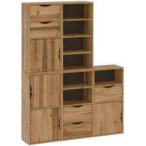 vidaXL 5-piece Side Cabinets - Rustic Charm vidaXL 5-piece Side Cabinets - Rustic Charm