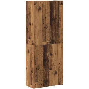 vidaXL Reclaimed Wood Rustic 2-Door File Cabinet - File Cabinet vidaXL Reclaimed Wood Rustic 2-Door File Cabinet - File Cabinet