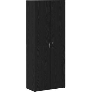 VidaXL Black Oak Filing Cabinet Set of 2 - Office Furniture VidaXL Black Oak Filing Cabinet Set of 2 - Office Furniture