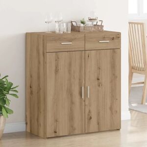 vidaXL Storage Cabinet Artisan Oak - Storage - Brown vidaXL Storage Cabinet Artisan Oak - Storage - Brown