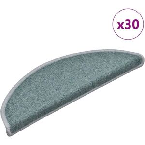 vidaXL Blue Stair Mats 30 pcs - Stair Step Rug Protection vidaXL Blue Stair Mats 30 pcs - Stair Step Rug Protection