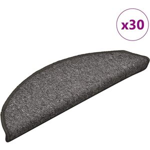 vidaXL Dark Grey Stair Mats - Stair Treads Protection vidaXL Dark Grey Stair Mats - Stair Treads Protection