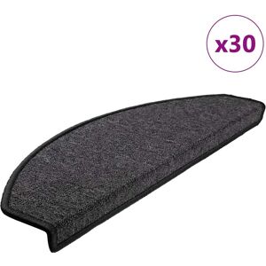vidaXL Stair Mats - 30 pcs Anthracite - Non-slip & Washable vidaXL Stair Mats - 30 pcs Anthracite - Non-slip & Washable