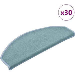 vidaXL Stair Treads 30 pcs Blue 65x24x4 cm - Carpet Stair Treads vidaXL Stair Treads 30 pcs Blue 65x24x4 cm - Carpet Stair Treads