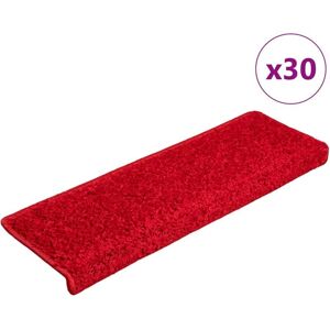 vidaXL Red Carpet Stair Treads - Carpet Stair Treads vidaXL Red Carpet Stair Treads - Carpet Stair Treads