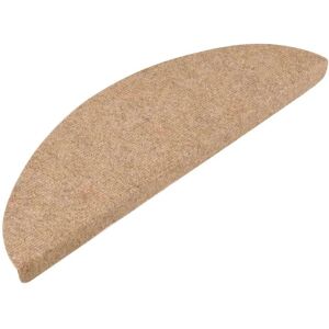 vidaXL Self-adhesive Stair Mats - 30 pcs Beige 56x17x3 cm vidaXL Self-adhesive Stair Mats - 30 pcs Beige 56x17x3 cm