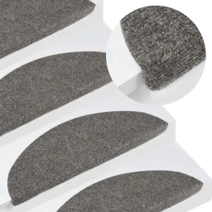 vidaXL Self-adhesive Stair Mats Grey 56x17x3 cm - Stair Treads vidaXL Self-adhesive Stair Mats Grey 56x17x3 cm - Stair Treads