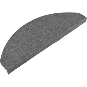 vidaXL Grey Self-adhesive Stair Mats - Stair Step Protector Rug vidaXL Grey Self-adhesive Stair Mats - Stair Step Protector Rug