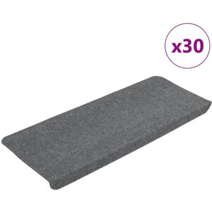 vidaXL Self-adhesive Stair Mats - Grey 65x24.5x3.5 cm - Stair Protection vidaXL Self-adhesive Stair Mats - Grey 65x24.5x3.5 cm - Stair Protection