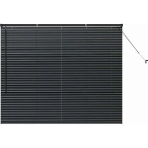 vidaXL Window Blind with Curtains - 80 x 130 cm Aluminium - Window Blind vidaXL Window Blind with Curtains - 80 x 130 cm Aluminium - Window Blind