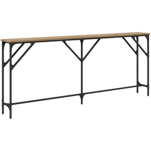 vidaXL Artisan Oak Console Table - 180x23x75 cm - Console Table vidaXL Artisan Oak Console Table - 180x23x75 cm - Console Table