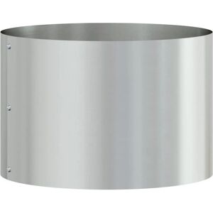 VidaXL Galvanized Metal Pot - 30 cm Diameter - Silver - Indoor/Outdoor VidaXL Galvanized Metal Pot - 30 cm Diameter - Silver - Indoor/Outdoor