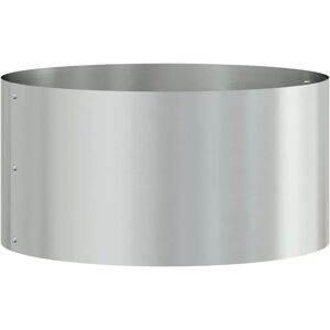 vidaXL Metal Pot Galvanized Small Decorative Inlays - Planter vidaXL Metal Pot Galvanized Small Decorative Inlays - Planter