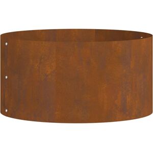 vidaXL Corten Steel Plant Pot - 40 cm Diameter - Rustic Decor vidaXL Corten Steel Plant Pot - 40 cm Diameter - Rustic Decor