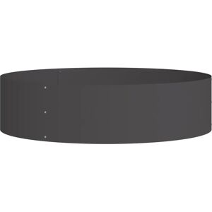 vidaXL Grande Pot de Jardin en Métal Noir - Durable et Rond - Publicité vidaXL Grande Pot de Jardin en Métal Noir - Durable et Rond - Publicité