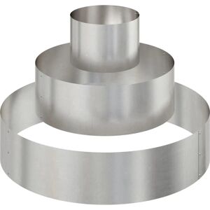 vidaXL Stainless Steel Large Cylindrical Planter - Outdoor Garden Decor vidaXL Stainless Steel Large Cylindrical Planter - Outdoor Garden Decor