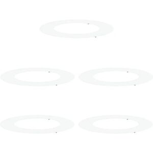 vidaXL Large White Plastic Flower Pot Set - Flower Pot Set vidaXL Large White Plastic Flower Pot Set - Flower Pot Set