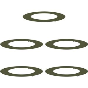 vidaXL Large Olive Green Plastic Planter - Planter vidaXL Large Olive Green Plastic Planter - Planter