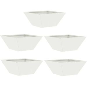 vidaXL Hagebolle plantebeholder - 35x35x15 cm - Hvit Plast Innendørs/Utendørs vidaXL Hagebolle plantebeholder - 35x35x15 cm - Hvit Plast Innendørs/Utendørs