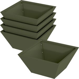 vidaXL Garden Planter Olive Green - Planter vidaXL Garden Planter Olive Green - Planter