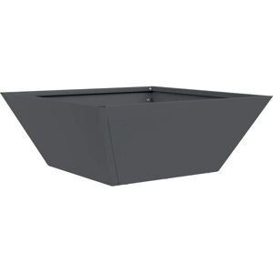 vidaXL Garden Bowl Planter Anthracite - 40x40x15 cm - Planter vidaXL Garden Bowl Planter Anthracite - 40x40x15 cm - Planter